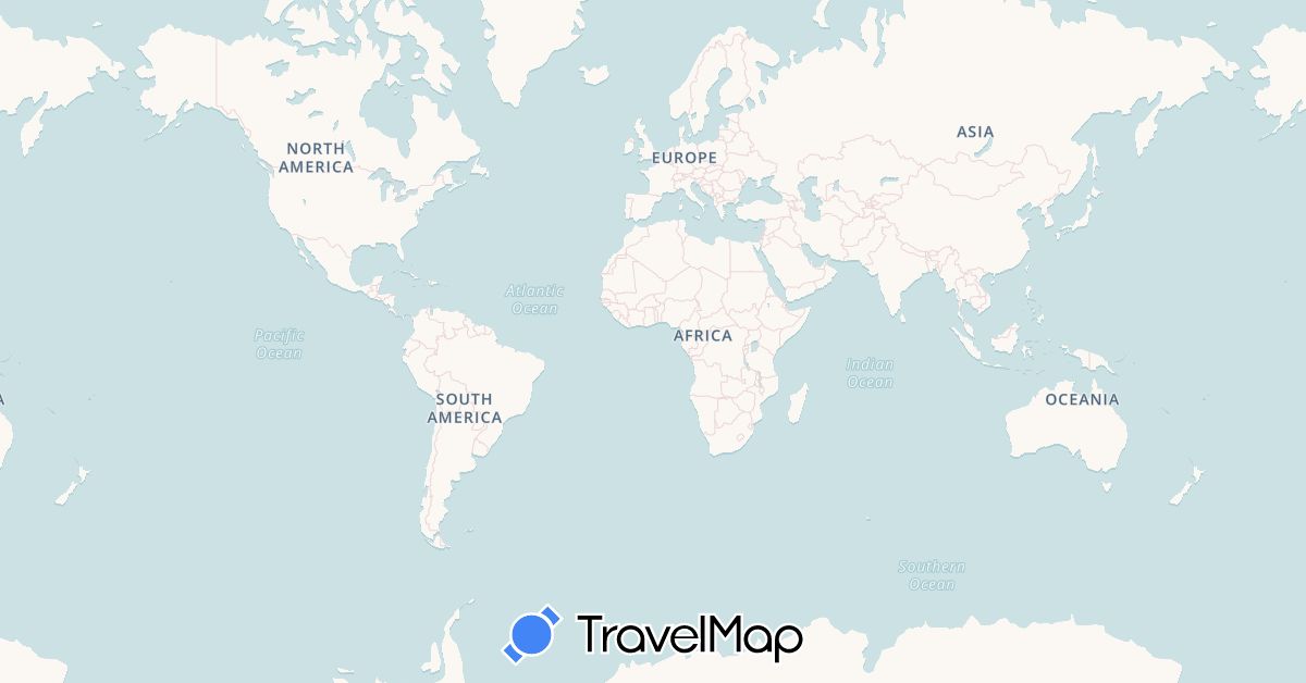 TravelMap itinerary: driving, 2016, 2017, 2018, 2019, 2020 - the year of covid, 2021, 2022, 2023 in Australia, Belgium, Canada, Colombia, Germany, Spain, France, United Kingdom, Italy, Netherlands, Poland, Portugal, United States (Europe, North America, Oceania, South America)